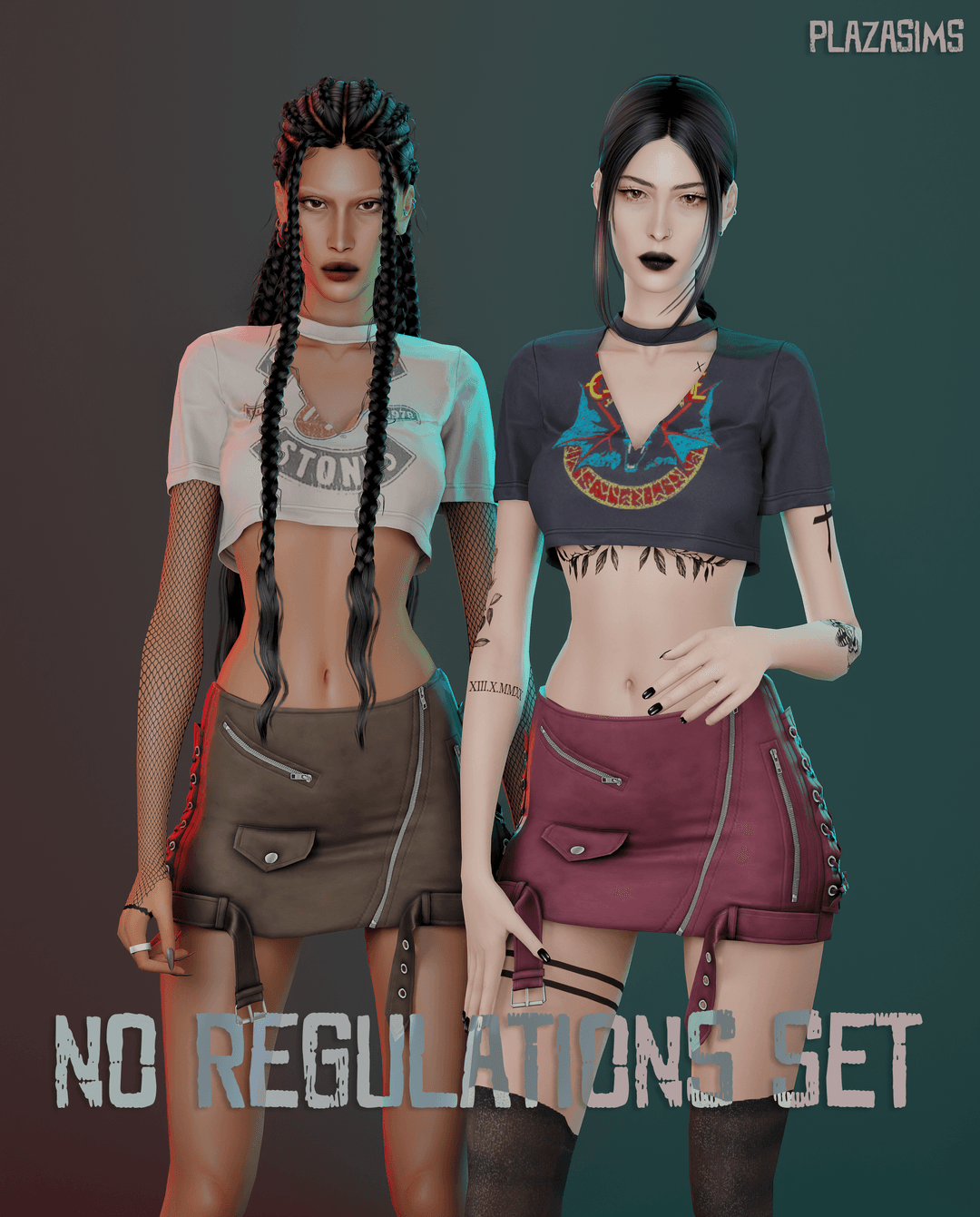 Скриншот мода Мини-сет одежды No Regulations Set